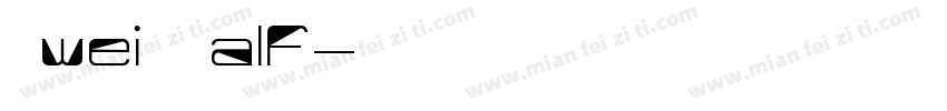 Swei Half字体转换